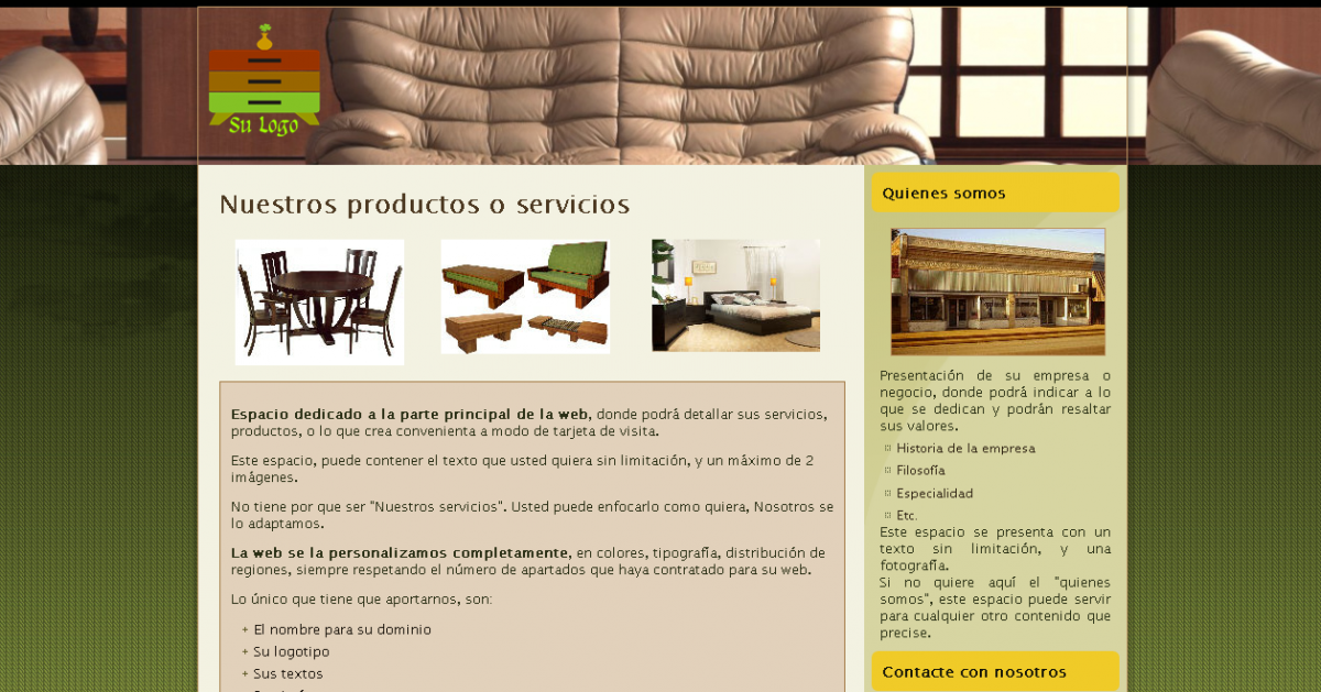 Web muebles